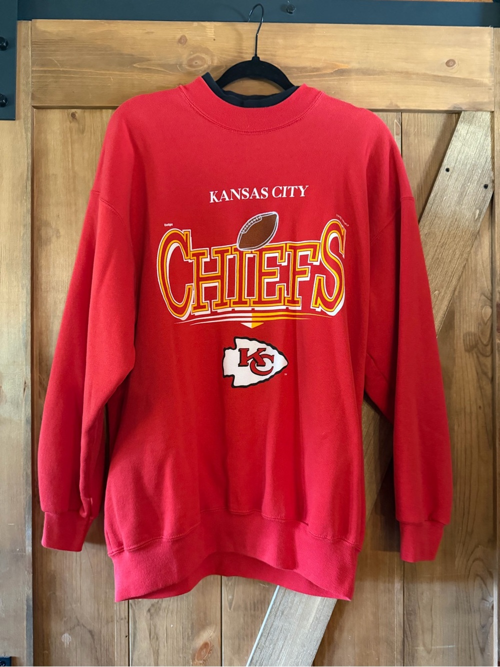 Kansas City Chiefs Red Pullover Crewneck Sweatshirt